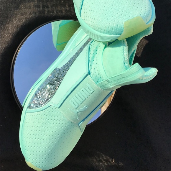 Women Swarovski running Puma shoes - Picture 3 of 7